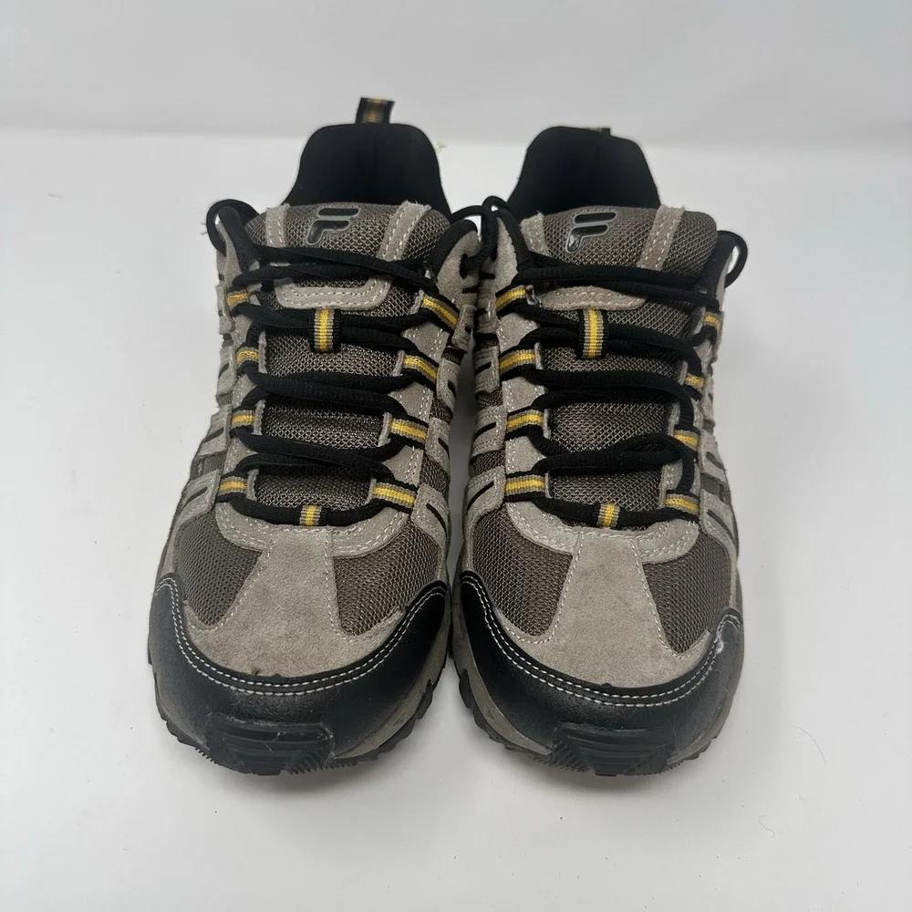 Fila Men's Size 9.5 Beige Day Hiker Shoes Style #1SH40282-206 Leather Upper‎